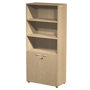 Armadio alto ante battenti melaminico, Rovere Armadio alto ante battenti melaminico, Rovere