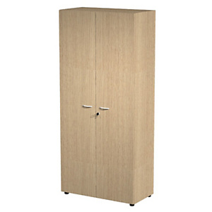 Armadio alto ante battenti melaminico, Rovere Armadio alto ante battenti melaminico, Rovere