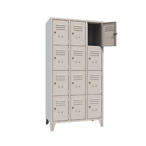 Armadio casellario a 12 posti, 90,7 x 50 x 180 cm, Grigio chiaro Armadio casellario a 12 posti, 90,7 x 50 x 180 cm, Grigio chiaro