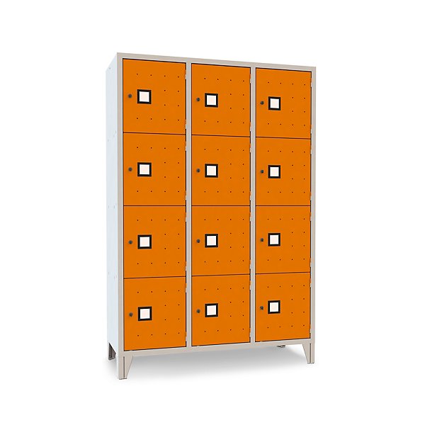Armadio casellario 12 posti con ante forate - 3