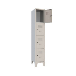 Armadio casellario a 4 posti, 32,2 x 47,3 x 180 cm, Grigio chiaro Armadio casellario a 4 posti, 32,2 x 47,3 x 180 cm, Grigio chiaro
