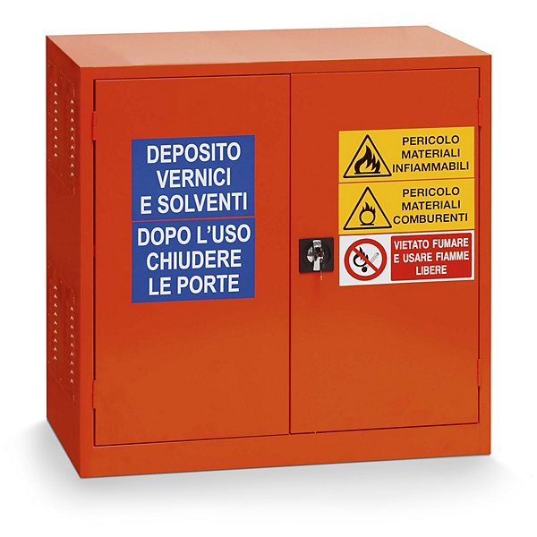 Armadio deposito liquidi infiammabili 1 anta 200 x 54 x 45 cm - 5