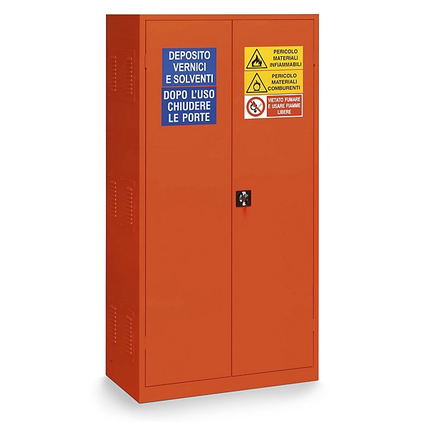 Armadio deposito liquidi infiammabili 1 anta 200 x 54 x 45 cm - 7