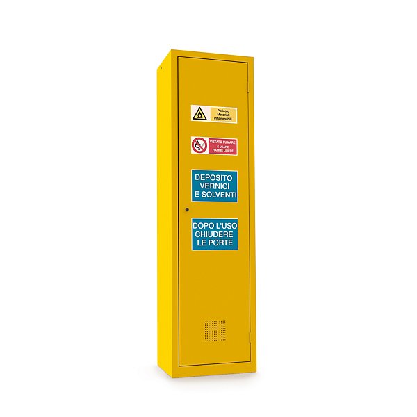 Armadio deposito liquidi infiammabili 1 anta 200 x 54 x 45 cm - 2