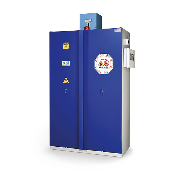 Armadio deposito per batterie al litio 2 ante 195 x 120 x 60 cm - 1