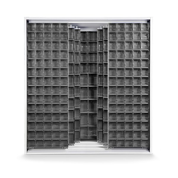 Armadio in lamiera elettrosaldata blu 1270 x 800 x 1950 mm con 224 cassetti - 9