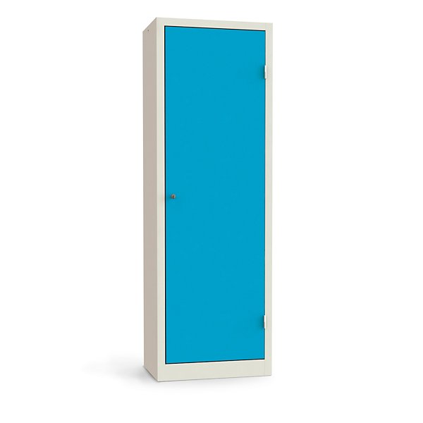 Armadio porta scope con ripiani blu 180 x 60 x 40  cm - 2