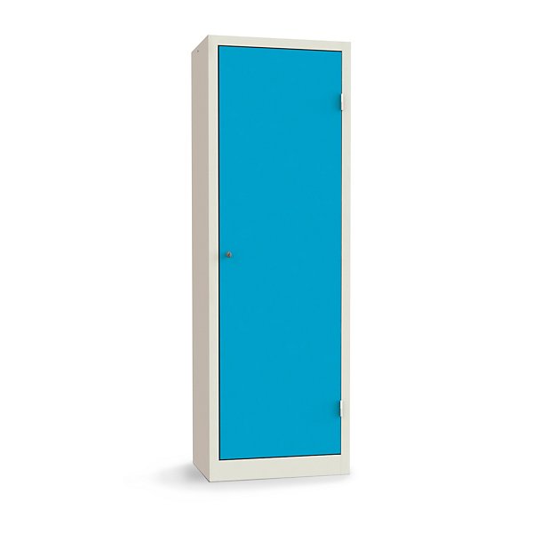 Armadio porta scope con ripiani blu 180 x 60 x 40  cm - 3