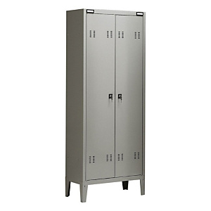 Armadio spogliatoio, 2 porte/2 posti, 70 x 35 x 180 cm, Grigio chiaro Armadio spogliatoio, 2 porte/2 posti, 70 x 35 x 180 cm, Grigio chiaro