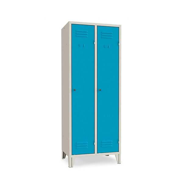 Armadio spogliatoio 3 posti grigio 91 x 50 x 180 cm - 10