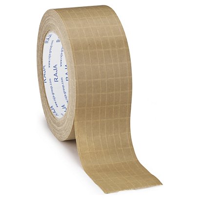 Armeret Papir Pakketape Rajatape Brun 125 gm² - 50 mm x 25 m (36) - 1