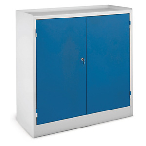 Armoire basse d'atelier 2 portes battantes Armoire basse d'atelier 2 portes battantes
