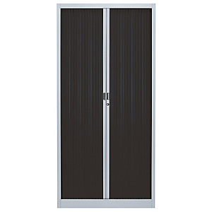Armoire métal Classtout Color - A rideaux - L. 90 x H. 180 cm - Corps Aluminium - Rideaux Anthracite Armoire métal Classtout Color - A rideaux - L. 90 x H. 180 cm - Corps Aluminium - Rideaux Anthracite