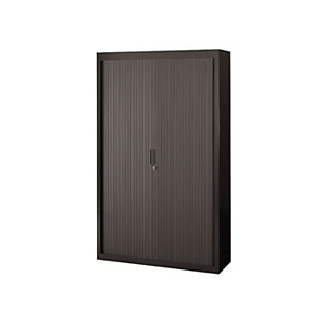 Armoire métal à rideaux - H.200 x L.120 cm - Corps Anthracite - Rideaux Anthracite Armoire métal à rideaux - H.200 x L.120 cm - Corps Anthracite - Rideaux Anthracite