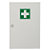 Armoire à pharmacie clinix - 1 porte - blanc signalisation 9016 - 3