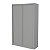 Armoire à rideaux métallique Confort+ Ht 198 x L.120 cm - corps Aluminium rideaux Aluminium - 2