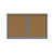 Armoire à rideaux métallique Confort+ maxi-largeur 160 x Ht 100 cm - corps Aluminium rideaux Hêtre - 1