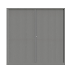 Armoire à rideaux métallique Confort+ maxi-largeur 180 x Ht 198 cm - corps Aluminium rideaux Alumini