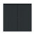 Armoire à rideaux métallique Confort+ maxi-largeur 180 x Ht 198 cm - corps Anthracite rideaux Anthracite - 1