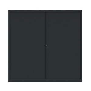Armoire à rideaux métallique Confort+ maxi-largeur 180 x Ht 198 cm - corps Anthracite rideaux Anthra