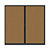 Armoire à rideaux métallique Confort+ maxi-largeur 180 x Ht 198 cm - corps Anthracite rideaux Hêtre - 1
