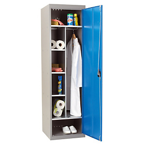 Armoire métal 1 porte l 50 x P 50 x H 180 cm Armoire métal 1 porte l 50 x P 50 x H 180 cm