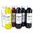 ART PLUS Coffret de 6 flacons de 500ml de peinture déco vitre, Blanc, Jaune, Rouge, Violet, Bleu, Vert - 1