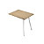 ARTEXPORT Ala adicional para mesa de oficina Woody, 60 x 80 x 74,4 cm, pata metal, color roble - 1