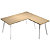 ARTEXPORT Ala adicional para mesa de oficina Woody, 60 x 80 x 74,4 cm, pata metal, color roble - 2