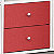ARTEXPORT Cajones rojo Maxicolor, pack de 2 - 2