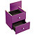 ARTEXPORT Cajones violeta Maxicolor, pack de 2 - 1