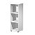 ARTEXPORT Estantería modular Woody, 3 compartimentos, 41 x 40 x 121,6 cm, color blanco - 1