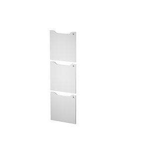 ARTEXPORT FLORENCE ITALY Lote de 3 Puertas para estantería modular Woody, 36,8 x 36, 8 cm, color blanco