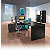 ARTEXPORT Mesa de dirección con mueble auxiliar Lorea - 3