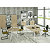 ARTEXPORT Mesa de reunión circular Woody, 100 ø x 74,4 (alt) cm, pata metálica, color roble - 2