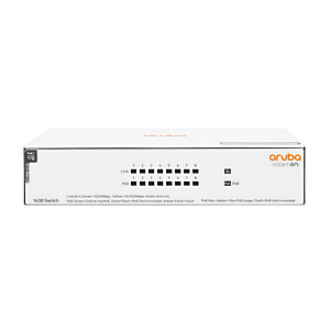 ARUBA HPE Aruba Networking Aruba Instant On 1430 8G Class4 PoE 64W, Non-géré, L2, Gigabit Ethernet (10/100/1000), Full duplex, Connexion Ethernet, supportan ARUBA HPE Aruba Networking Aruba Instant On 1430 8G Class4 PoE 64W, Non-géré, L2, Gigabit Ethernet (10/100/1000), Full duplex, Connexion Ethernet, supportan