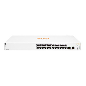 ARUBA HPE Aruba Networking Aruba Instant On 1830 24G 12p Class4 PoE 2SFP 195W, Géré, L2, Gigabit Ethernet (10/100/1000), Connexion Ethernet, supportant l'al ARUBA HPE Aruba Networking Aruba Instant On 1830 24G 12p Class4 PoE 2SFP 195W, Géré, L2, Gigabit Ethernet (10/100/1000), Connexion Ethernet, supportant l'al