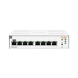 ARUBA HPE Aruba Networking Aruba Instant On 1830 8G, Géré, L2, Gigabit Ethernet (10/100/1000), Full duplex, Grille de montage JL810A ARUBA HPE Aruba Networking Aruba Instant On 1830 8G, Géré, L2, Gigabit Ethernet (10/100/1000), Full duplex, Grille de montage JL810A