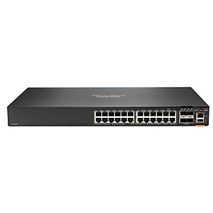 ARUBA HPE Aruba Networking CX 6200F 24G Class-4 PoE 4SFP+ 370W, Géré, L3, Gigabit Ethernet (10/100/1000), Connexion Ethernet, supportant l'alimentation via ARUBA HPE Aruba Networking CX 6200F 24G Class-4 PoE 4SFP+ 370W, Géré, L3, Gigabit Ethernet (10/100/1000), Connexion Ethernet, supportant l'alimentation via