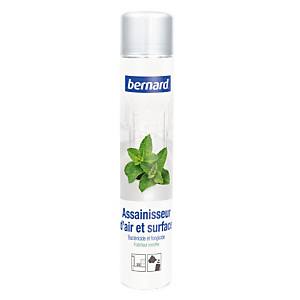 Assainisseur d'air et surfaces Bernard menthe 750 ml Assainisseur d'air et surfaces Bernard menthe 750 ml