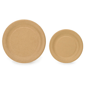 Assiette en kraft 19 cm
