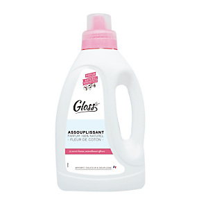 Assouplissant Gloss Fleur de coton, flacon de 750 ml Assouplissant Gloss Fleur de coton, flacon de 750 ml