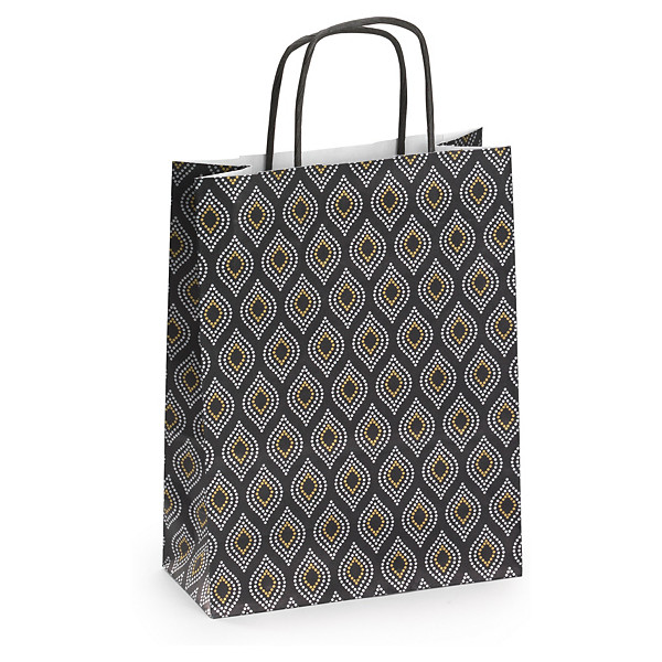 Astral design Kraft paper carrier bags