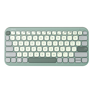 ASUS Marshmallow Keyboard KW100, 75%, Sans fil, Bluetooth, Commutateur de touche « ciseaux », Vert, Gris, Blanc 90XB0880-BKB0D0 ASUS Marshmallow Keyboard KW100, 75%, Sans fil, Bluetooth, Commutateur de touche « ciseaux », Vert, Gris, Blanc 90XB0880-BKB0D0
