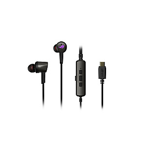 Asustek ASUS ROG CETRA II, Auriculares, Dentro de oído, Juego, Negro, Binaural, Reproducir/Pausar, Volume +, Volume - 90YH02S0-B2UA00 Asustek ASUS ROG CETRA II, Auriculares, Dentro de oído, Juego, Negro, Binaural, Reproducir/Pausar, Volume +, Volume - 90YH02S0-B2UA00