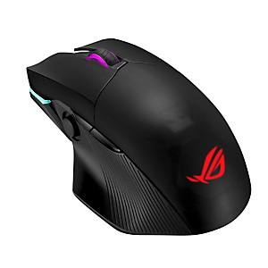 Asustek ASUS ROG Chakram, mano derecha, Óptico, RF Wireless+Bluetooth+USB Type-A, 16000 DPI, Negro 90MP01K0-BMUA00 Asustek ASUS ROG Chakram, mano derecha, Óptico, RF Wireless+Bluetooth+USB Type-A, 16000 DPI, Negro 90MP01K0-BMUA00