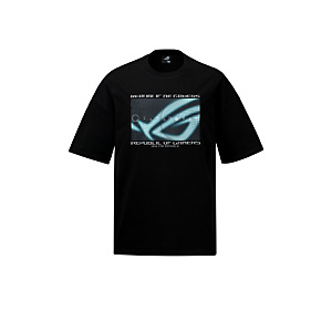 Asustek ASUS ROG Cosmic Wave, Camiseta, Adulto, Masculino, Negro, XL, SML 90GC0160-BST030