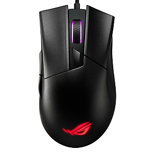 Asustek ASUS ROG Gladius II Core, mano derecha, Óptico, USB tipo A, 6200 DPI, Negro 90MP01D0-B0UA00 Asustek ASUS ROG Gladius II Core, mano derecha, Óptico, USB tipo A, 6200 DPI, Negro 90MP01D0-B0UA00