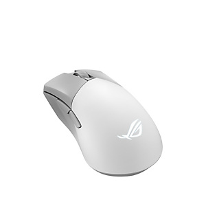 Asustek ASUS ROG Gladius III Wireless Aimpoint White, mano derecha, Óptico, RF Wireless + Bluetooth + USB Type-A, 36000 DPI, Blanco 90MP02Y0-BMUA10