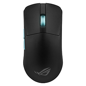 Asustek ASUS ROG Harpe Ace Aim Lab Edition, Ambidextro, Óptico, RF Wireless + Bluetooth + USB Type-A, 36000 DPI, Negro 90MP02W0-BMUA00 Asustek ASUS ROG Harpe Ace Aim Lab Edition, Ambidextro, Óptico, RF Wireless + Bluetooth + USB Type-A, 36000 DPI, Negro 90MP02W0-BMUA00